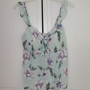 Candies floral tank top size M NWOT
